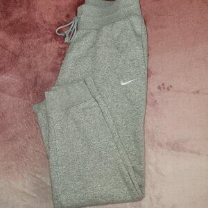 NIKE Women's High-Waisted Jogger Sweatpants - Gray Large